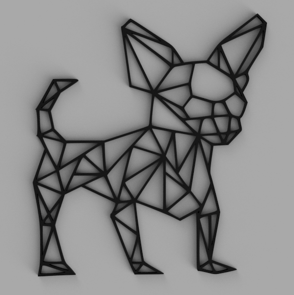 Trang trí tường Chihuahua