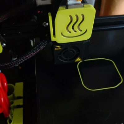 Nắp Che Mã QR Cho Bộ Đùn Máy In Creality Ender 3