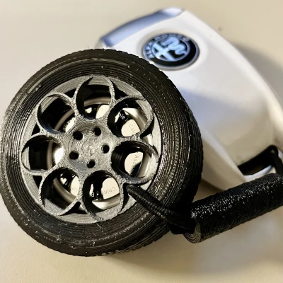 Móc khóa lốp và bánh xe AirTag