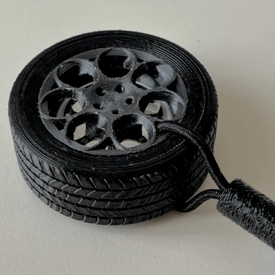 Móc khóa lốp và bánh xe AirTag