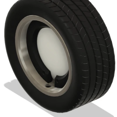 Móc khóa lốp và bánh xe AirTag