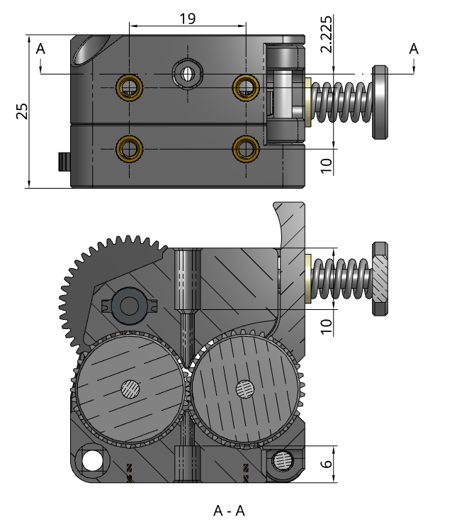 Đầu Đùn Chim Ruồi (Hummingbird Extruder) - Nhỏ Gọn, Lực Xoắn Cao