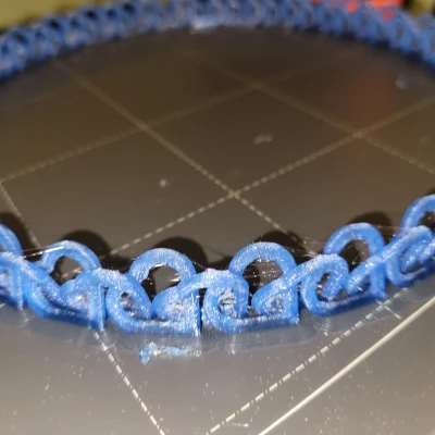 Dây Chuyền Trái Tim In Liền Không Cần Support