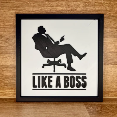 Like a Boss - Dập nổi + Có khung