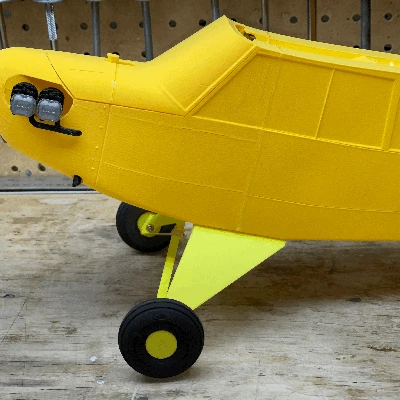 Nắp Bánh Xe Trước Piper J-3 Cub - 3DLabPrint