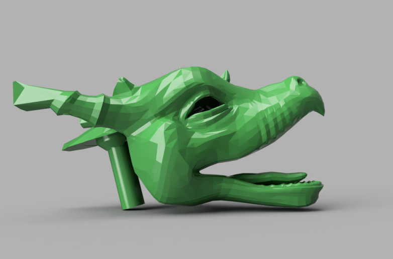 [THỬ NGHIỆM] Đầu Rồng Khổng Lồ Có Tay Cầm