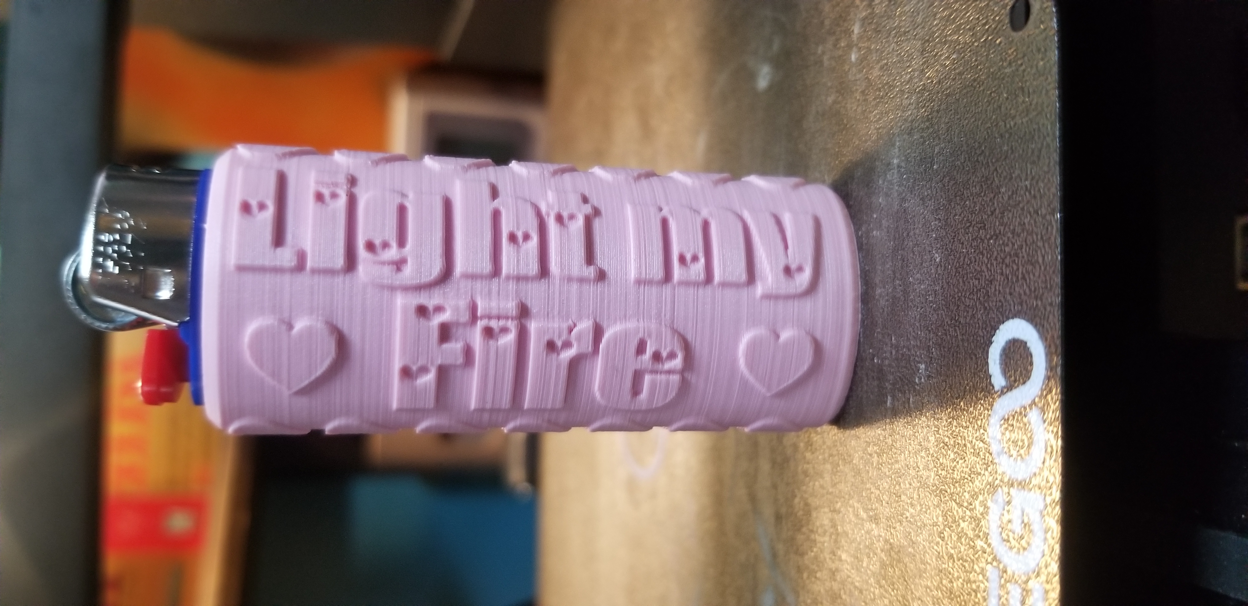 Ốp Bật Lửa Bic "Light My Fire" Ngày Lễ Tình Nhân