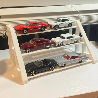 Kệ Trưng Bày Xe Diecast 3 Tầng (Tỷ Lệ 1:64)