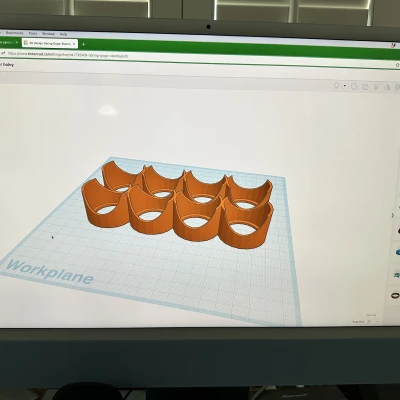 Khay đựng 8 chai sơn acrylic 2oz