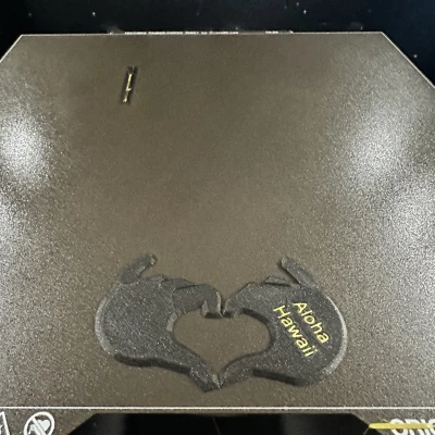 Trái tim Hawaii sign "shaka" kép