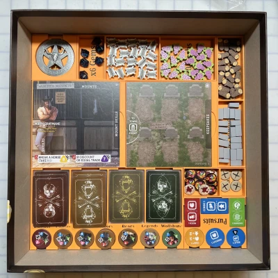 Insert Hộp Game Bantam West Shadow Governors - Bọc Bài Đầy Đủ