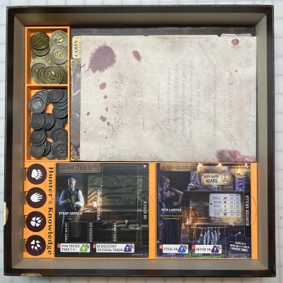 Insert Hộp Game Bantam West Shadow Governors - Bọc Bài Đầy Đủ