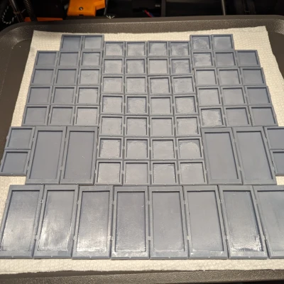 Bộ Chuyển Đổi Đế Vuông Warhammer Old World 25x50mm sang 30x60mm