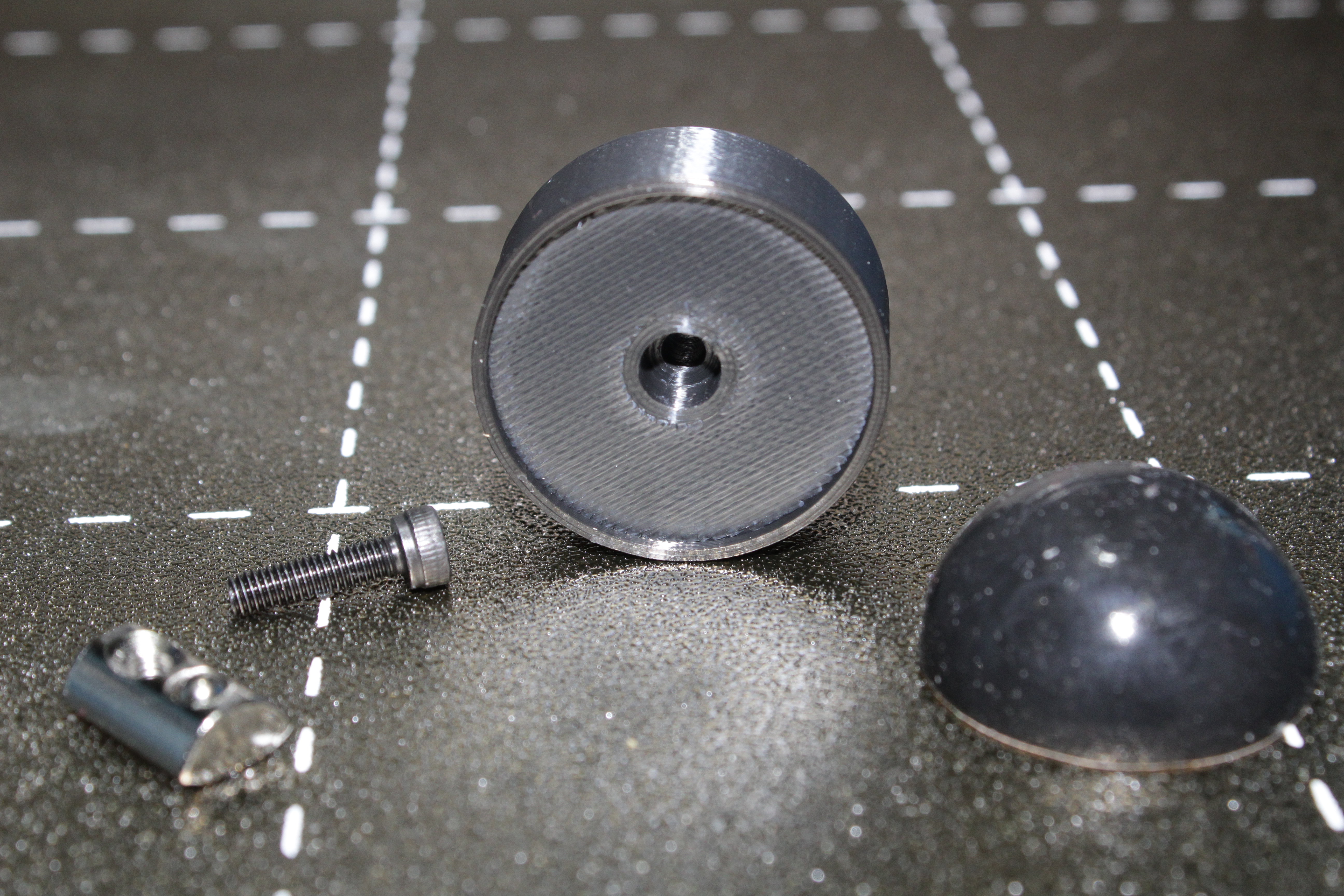 Chân Cách Âm Sorbothane Đơn Giản 1" cho Thanh Nhôm 2020 2040 2060