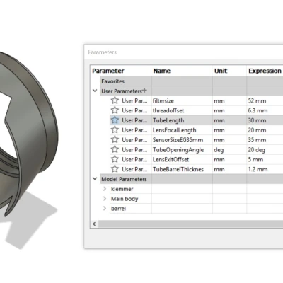 Tạo Chặn Sáng Ống Kính (SONY)