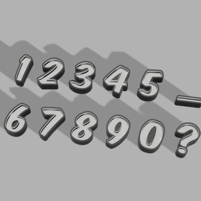 Số LED Ngoài Trời / Zahlen Außen