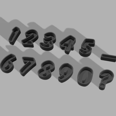 Số LED Ngoài Trời / Zahlen Außen