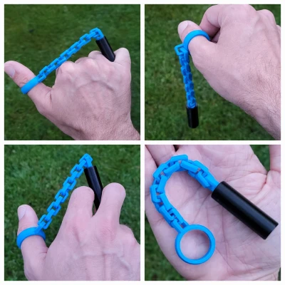 Thumb-Chucks 2.0 - Đồ Chơi Nunchuck Gắn Ngón Tay