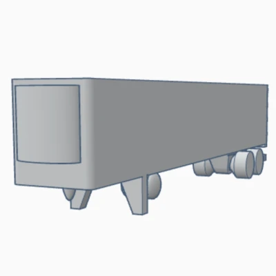 Mô hình Mini Rơ moóc Reefer 53 Feet