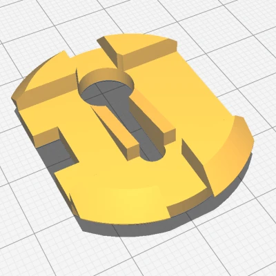 Bộ phận thay thế cho móc treo tường đuôi chó Ikea Bästis - bản chỉnh sửa