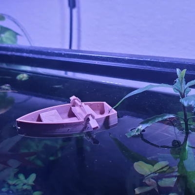 Mô Hình Xuồng Chèo Mini