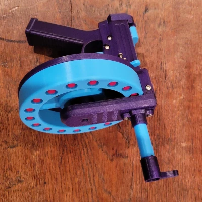 The Wheel Gun V1 (Launcher) - Súng Đồ Chơi Steampunk