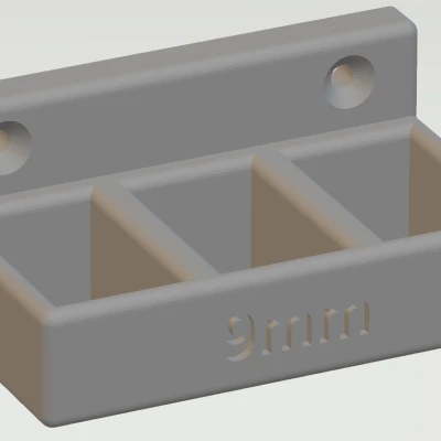 Giá Treo Tường Đựng Băng Đạn Scorpion EVO/PSA AKV (Phiên Bản 3 Băng Đạn)