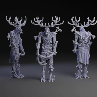 Quái Vật Đầu Hươu Vuốt Sừng