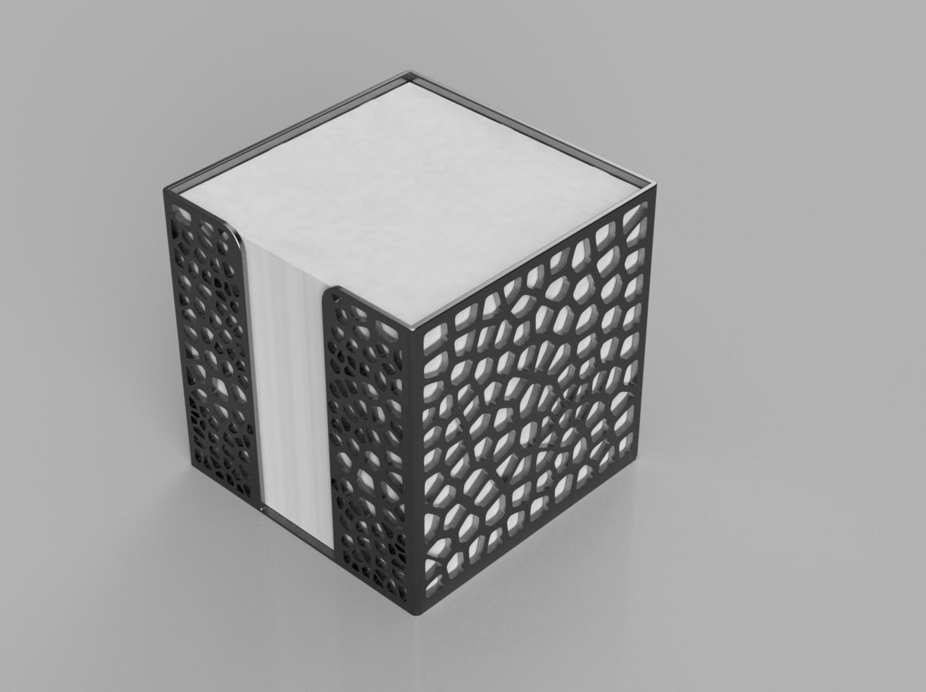 Khung đựng sổ ghi chú vuông 90x90 kiểu Voronoi