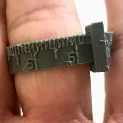 Thước đo size nhẫn và eo / Ring and waist sizer