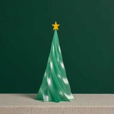 Cây Thông Noel Xoắn Ốc, Chế độ Vase, Trang Trí Noel bởi Slimprint