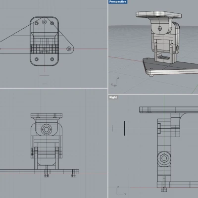 Giá treo máy chiếu/beamer trần (tương thích Viewsonic PX701HD)