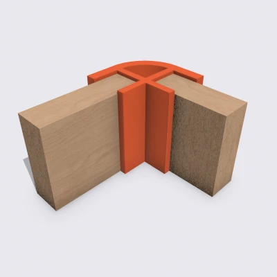 Các loại góc bo tròn Ván ép 9mm + File STEP