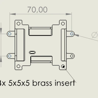Giá đỡ MATEK F405 Wing v2