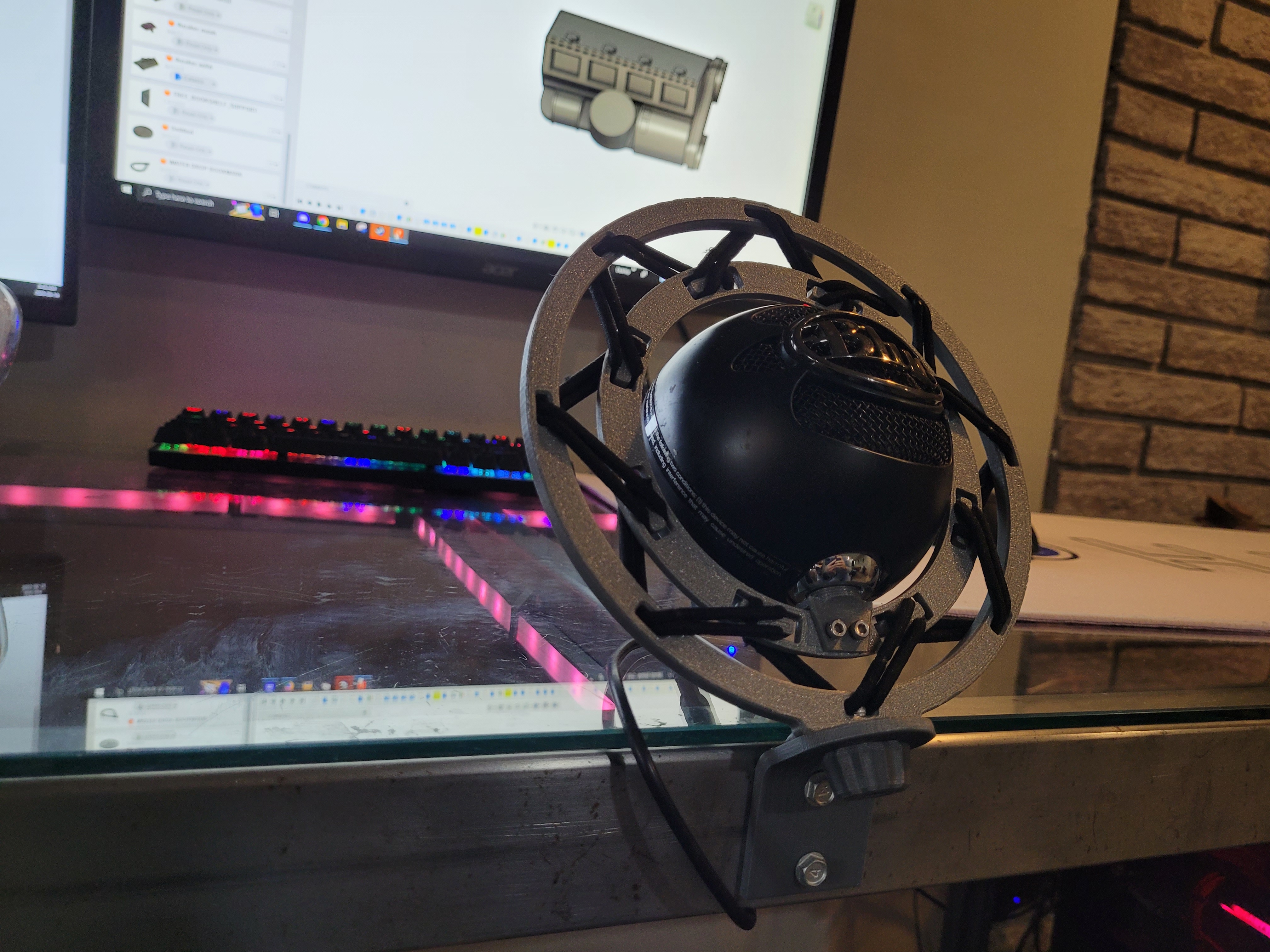 Giá đỡ chống rung cho micro Blue Snowball