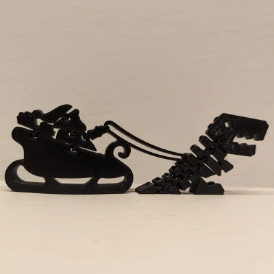 Khủng Long Tuần Lộc Dẻo Tặng Kèm Ông Già Noel Dẻo