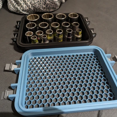 Hộp Đựng Tuýp 1/2 inch Kiểu "Ruggedbox"