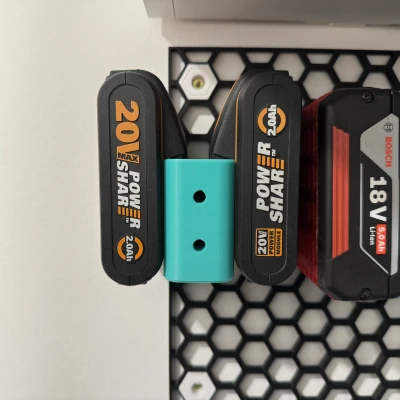 Giá đỡ pin đôi Worx 20V cho HSW