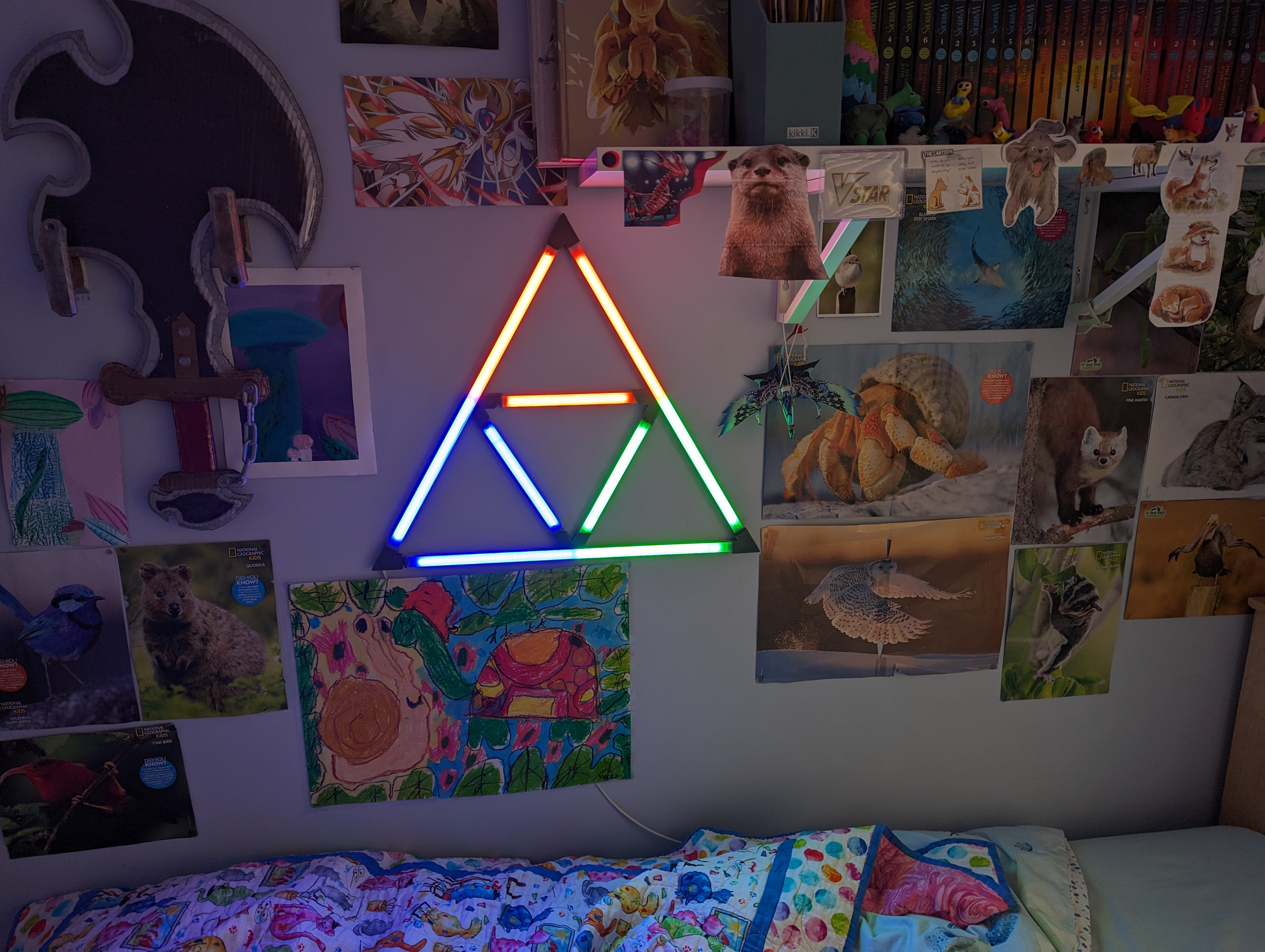 Đèn LED Triforce Legend Of Zelda Treo Tường