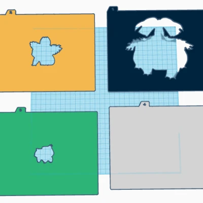 Shadow Box Pokemon Bulbizarre tiến hóa