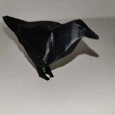 Mô hình Quạ Lowpoly