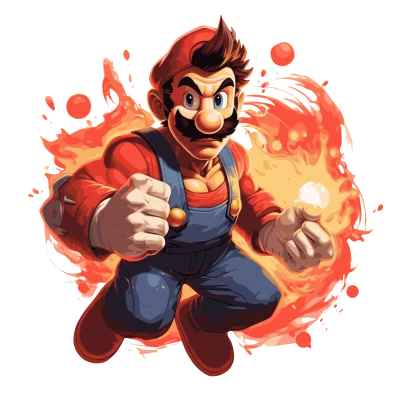 Mô hình Son Mario - Phong cách Dragon Ball Z