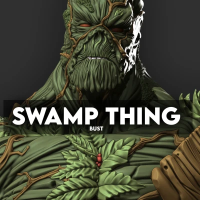 Mô Hình Đầu Swamp Thing