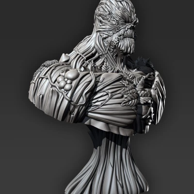 Mô Hình Đầu Swamp Thing