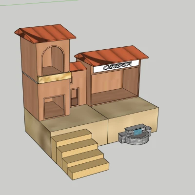 Mô Hình Nhà Cửa Cho Cảnh Chúc Sinh GT 13