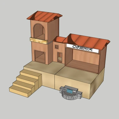 Mô Hình Nhà Cửa Cho Cảnh Chúc Sinh GT 13