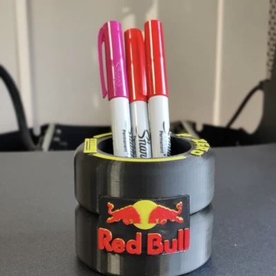 Ống Cắm Bút Hình Lốp Xe F1