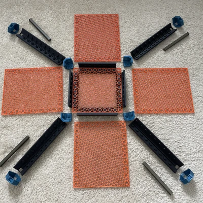 Thùng Lắp Ráp Kiểu Lưới (Snap-fit Carrying Crate)