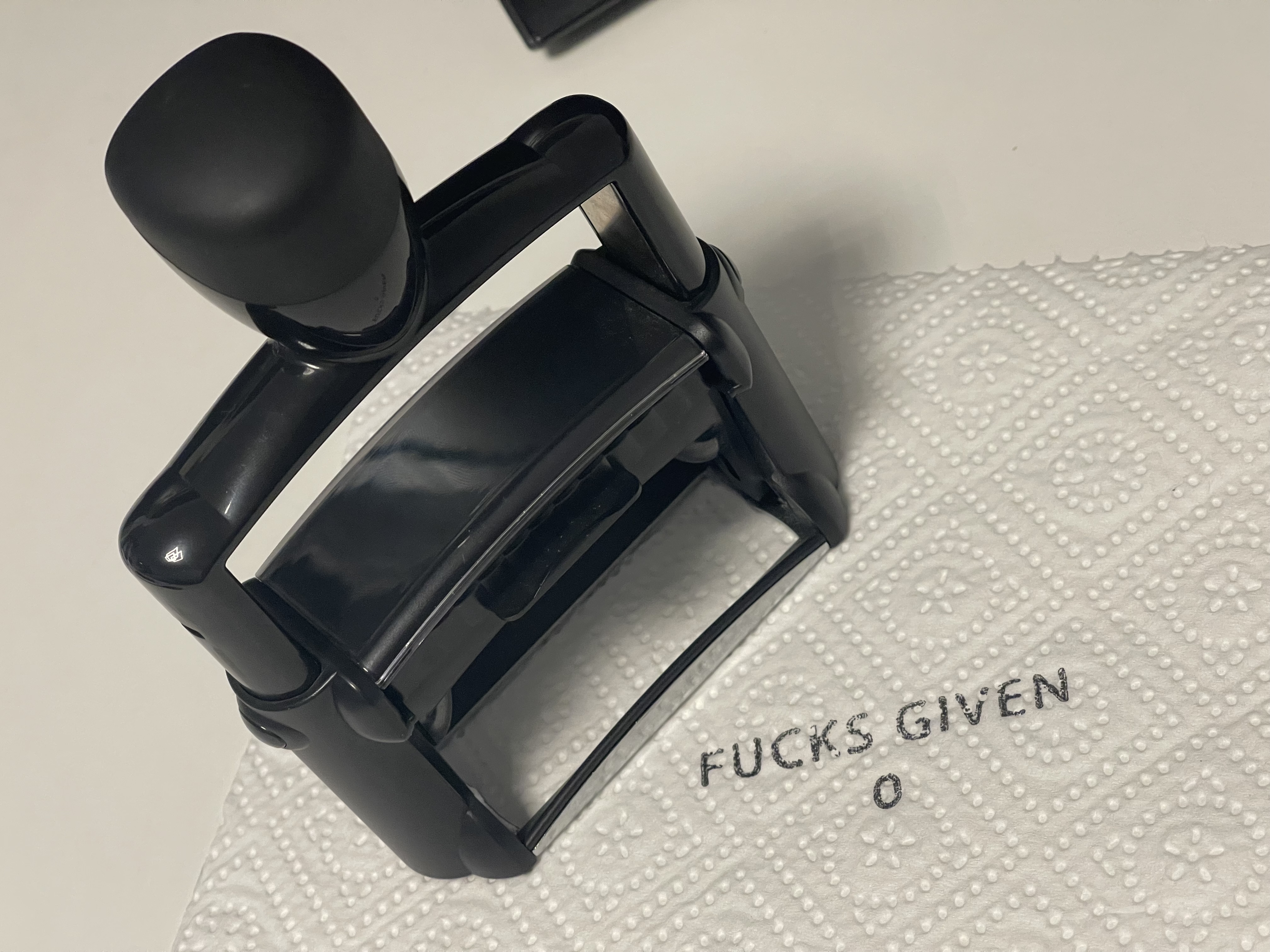 Con Dấu "Zero F*cks Given" (Không Quan Tâm) 24mm x 69mm