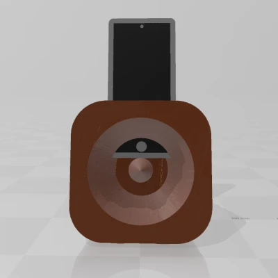 Giá đỡ khuếch đại âm thanh điện thoại (Mono, Dual, Low Poly)